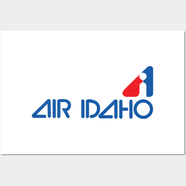 Retro Airlines - Air Idaho 1975 Wall Art by LocalZonly